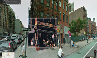 Illustration for article titled Iconic album covers merged with their real locations in Google maps